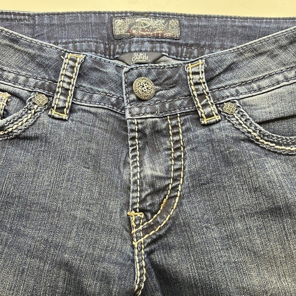 Silver Jeans Suki Capri Mid Rise Size 29 - Picture 15 of 16